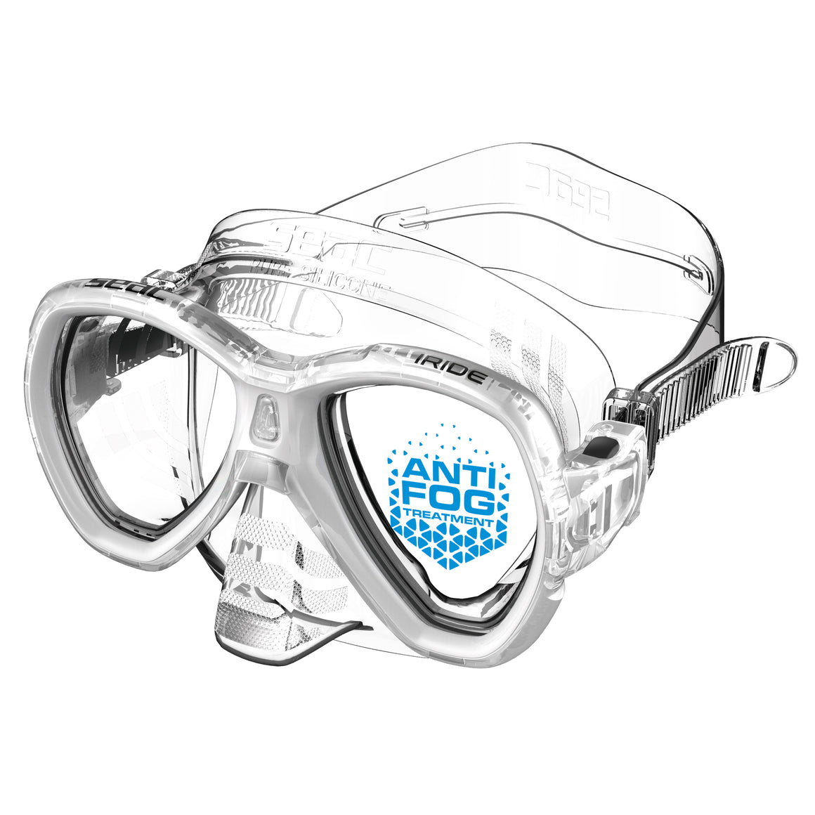 Seac Iride Antifog maschera snorkeling Bianco