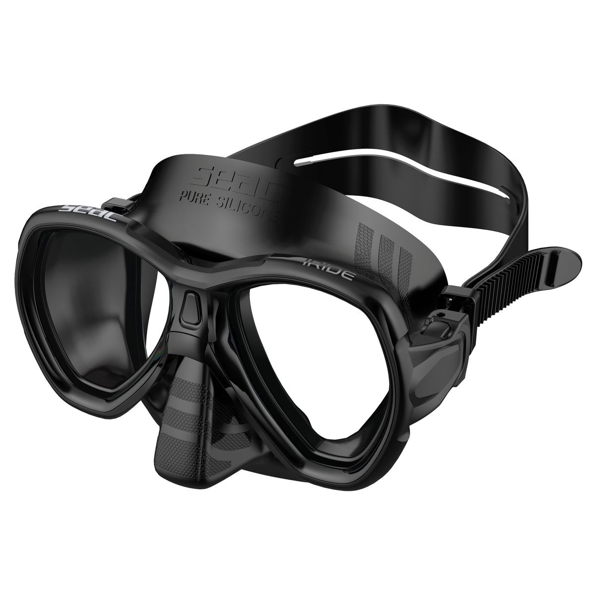 Seac Iride Antifog maschera snorkeling Nero