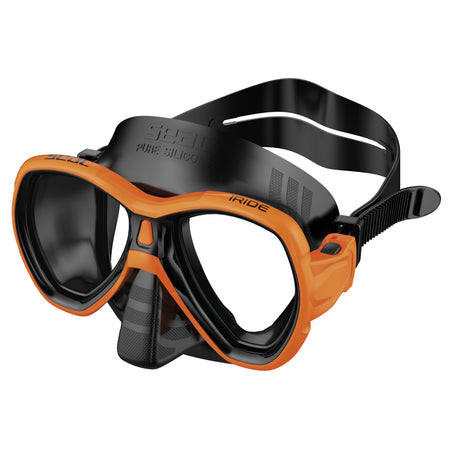 Seac Iride Antifog maschera snorkeling Nero/Arancio