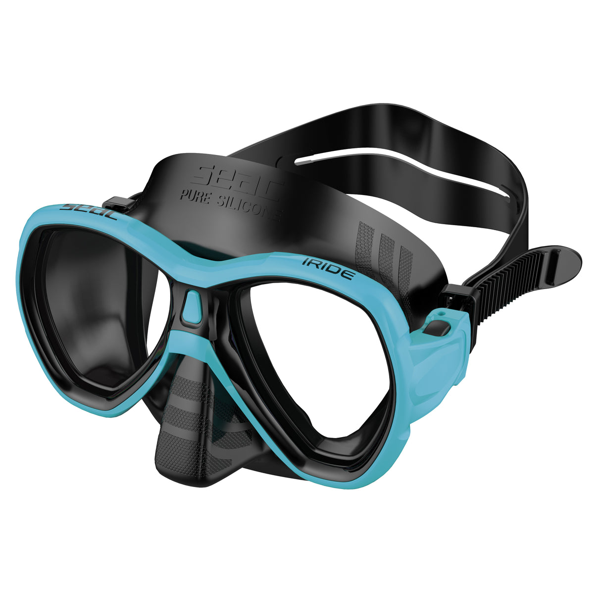 Seac Iride Antifog maschera snorkeling Nero/Tiffany