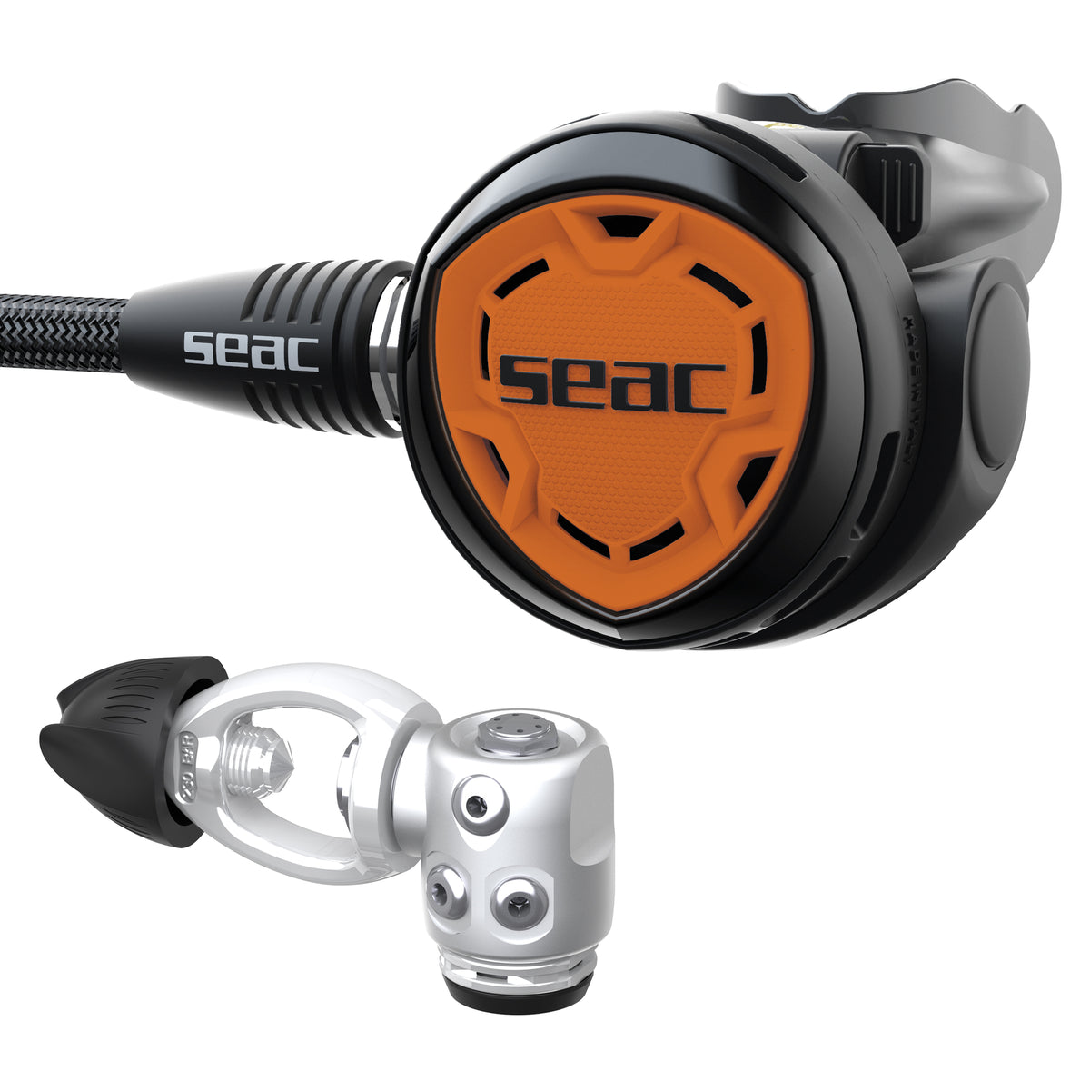 Seac IT300 Set erogatore e octopus Arancio