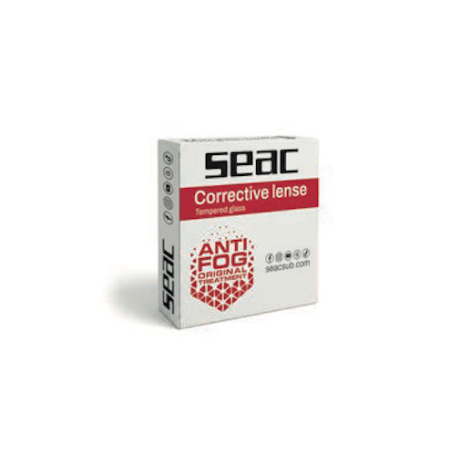 Seac lente ottica antifog graduata con confezione