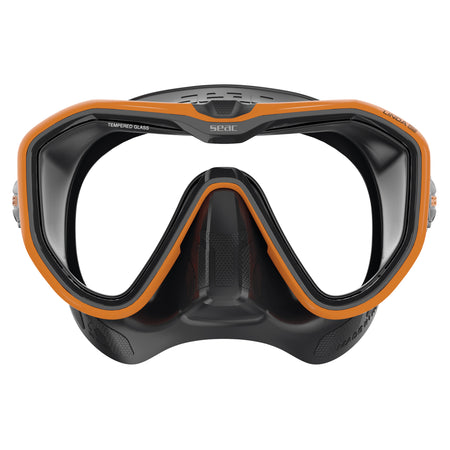 Seac Linda Antifog Arancio vista frontale