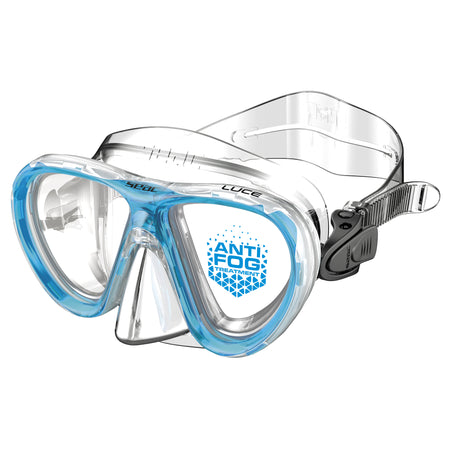 Seac Luce Antifog maschera snorkeling bambini Acquamarina