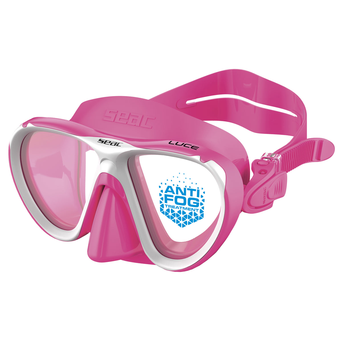 Seac Luce Antifog maschera snorkeling bambini Rosa