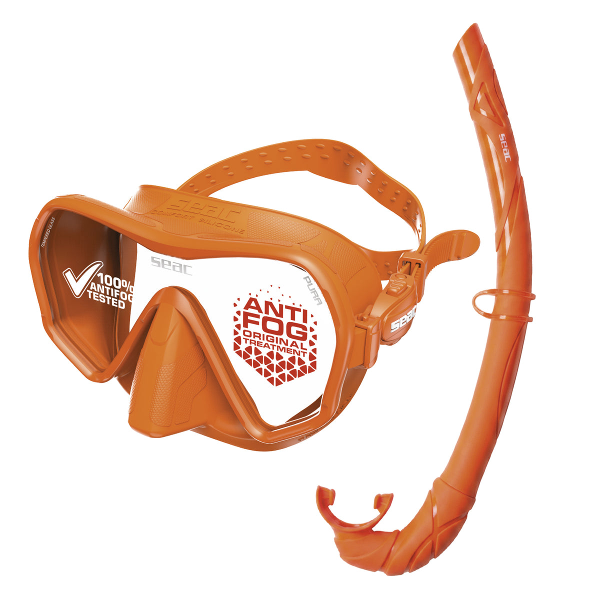 Seac Pura Antifog Set Arancio