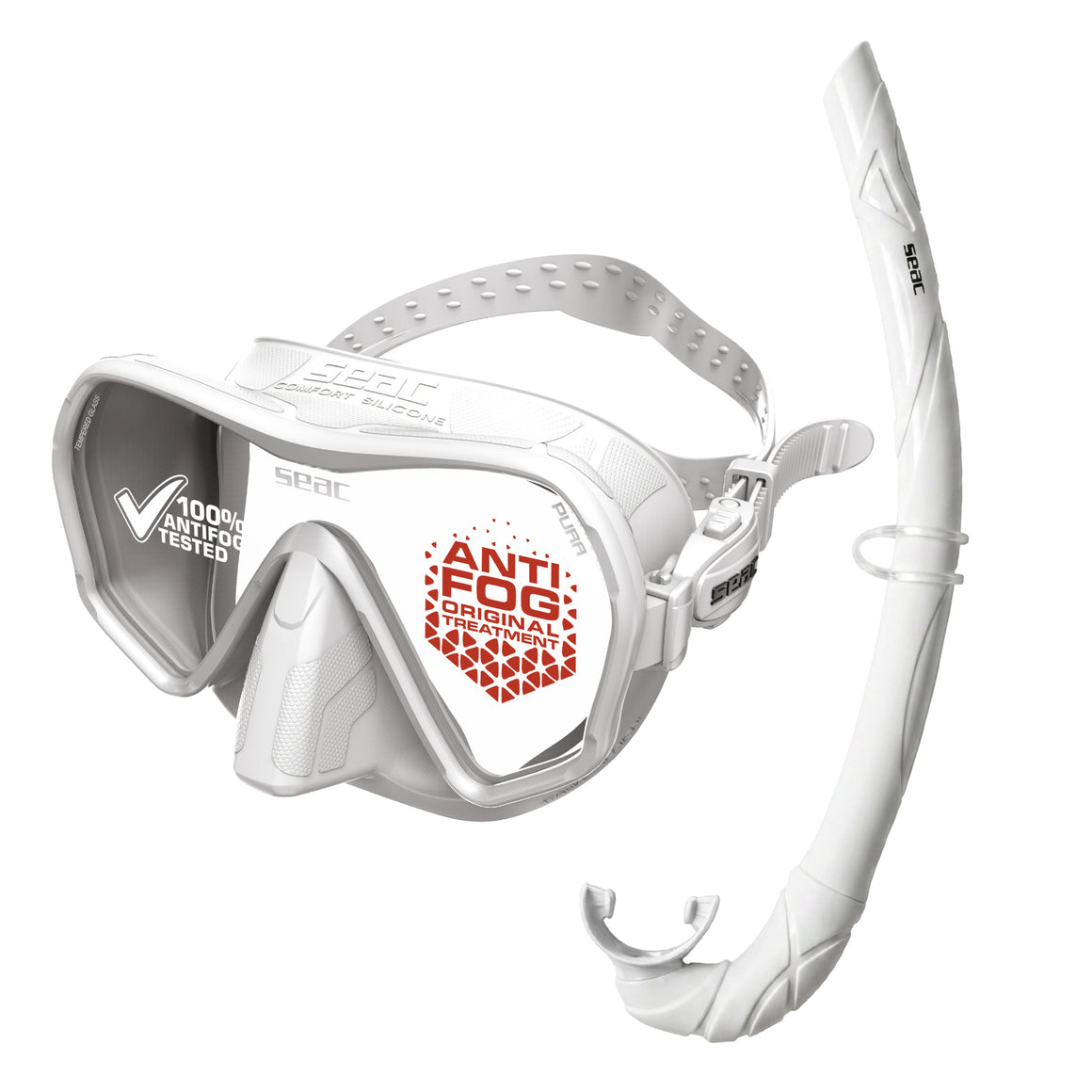 Seac Pura Antifog Set Bianco