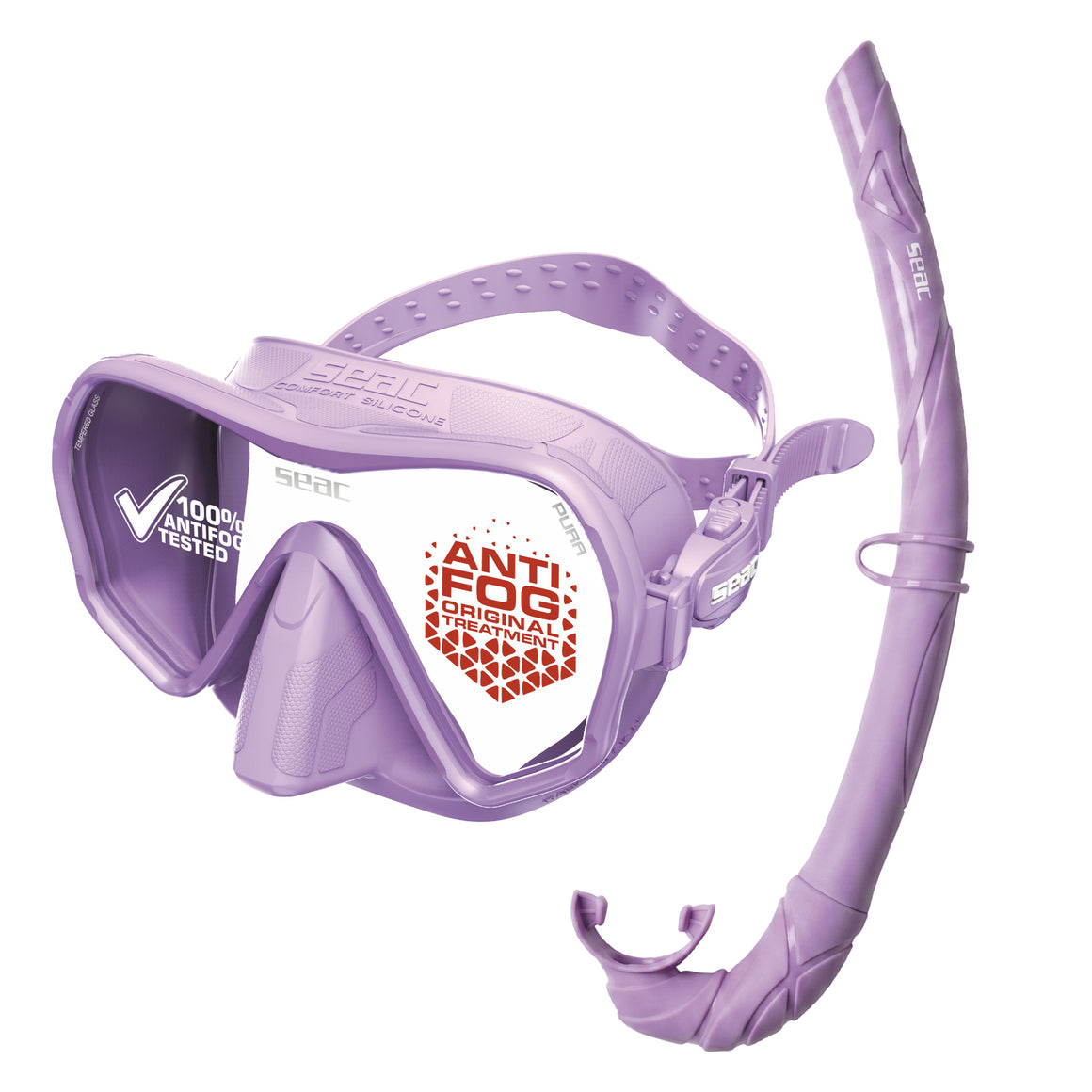 Seac Pura Antifog Set Lilla