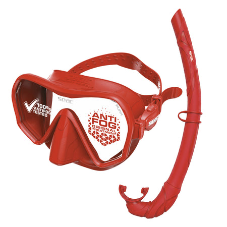Seac Pura Antifog Set Rosso