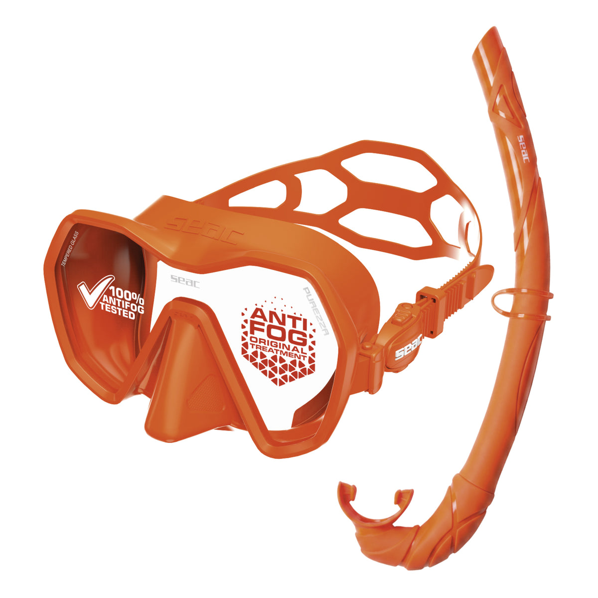 Seac Purezza Antifog Set Arancio