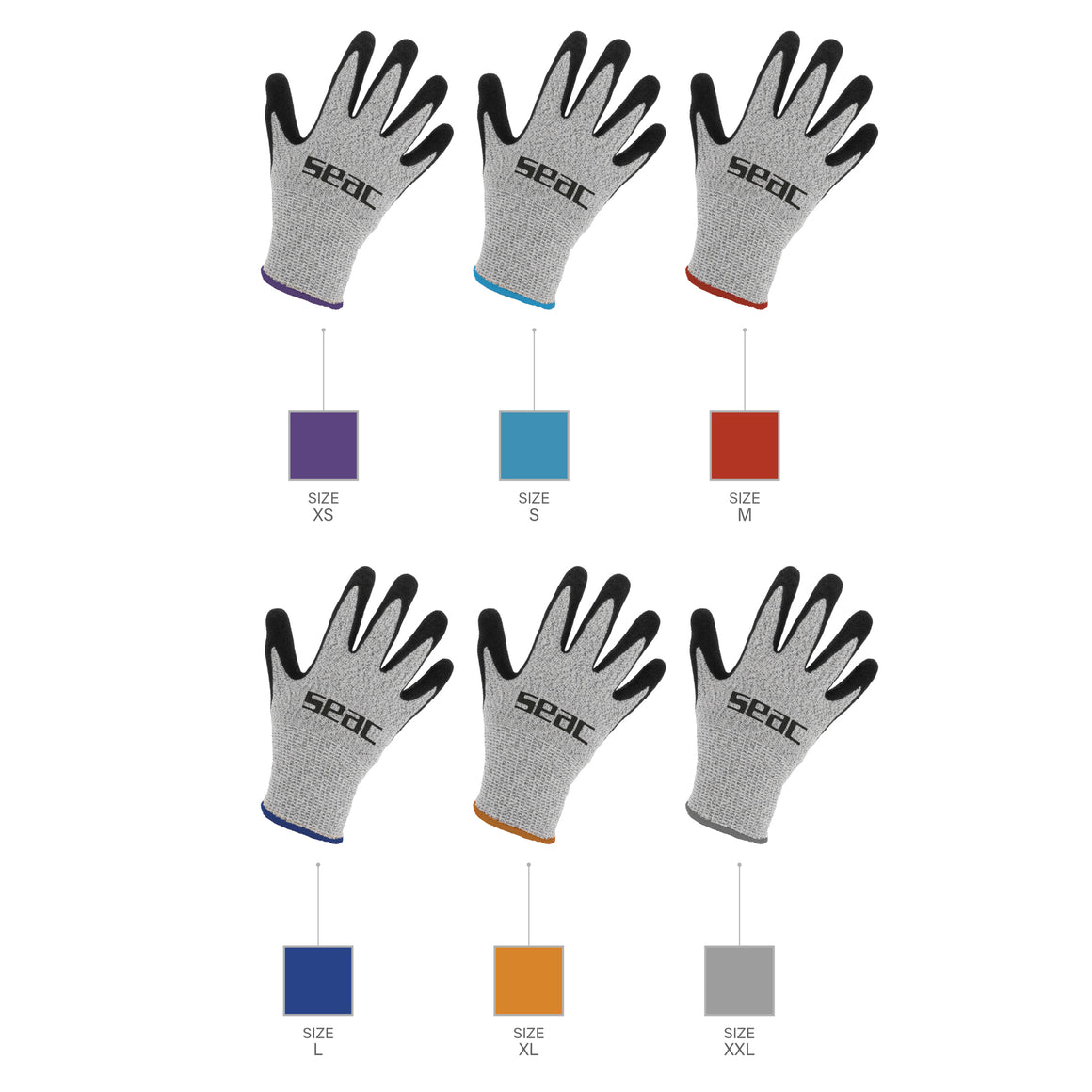 Seac Rock Grip guanti antitaglio apnea