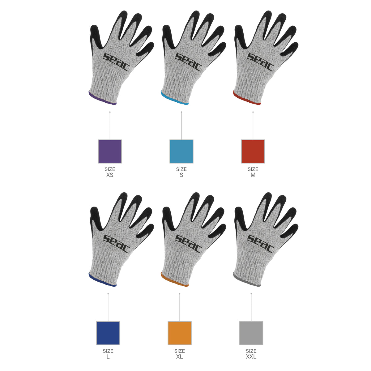 Seac Rock Grip guanti antitaglio apnea