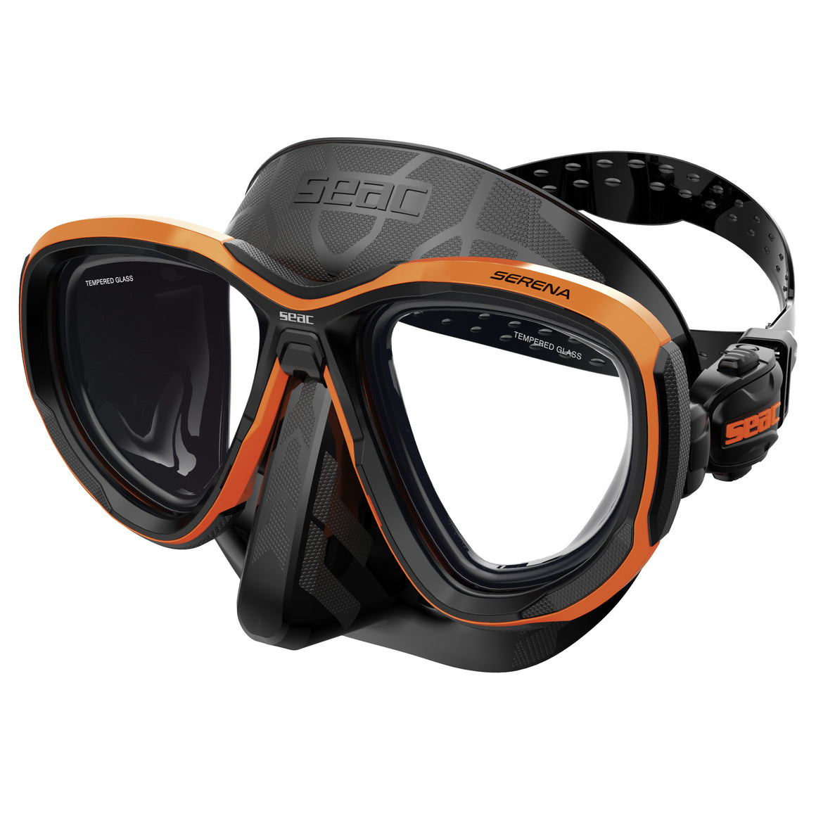 Seac Serena Antifog silicone nero Arancio