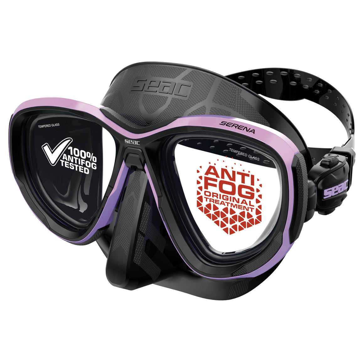 Seac Serena Antifog silicone nero Lilla