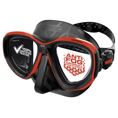 Seac Serena Antifog silicone nero Rosso