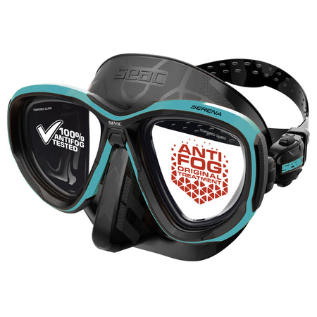 Seac Serena Antifog silicone nero Tiffany