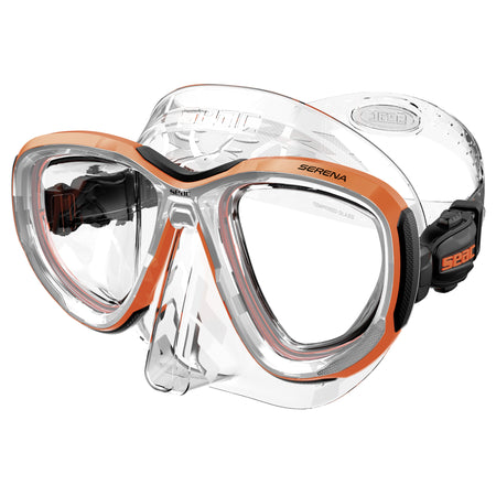 Seac Serena Antifog silicone trasparente Arancio