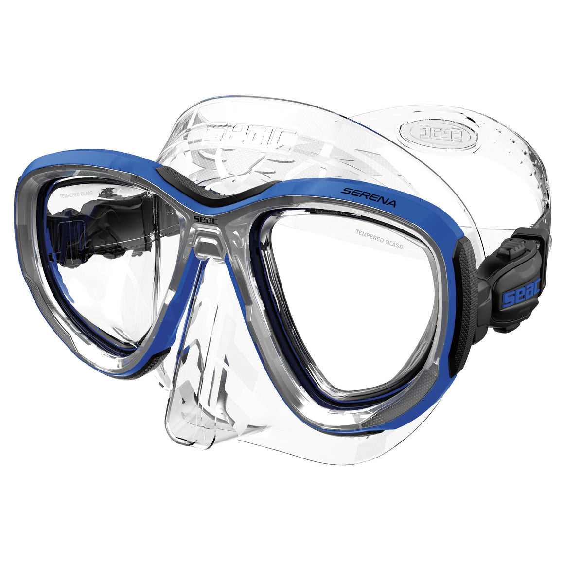 Seac Serena Antifog silicone trasparente Blu