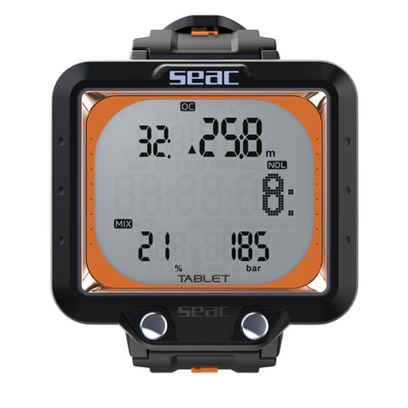 Seac Tablet Nero/Arancio vista frontale
