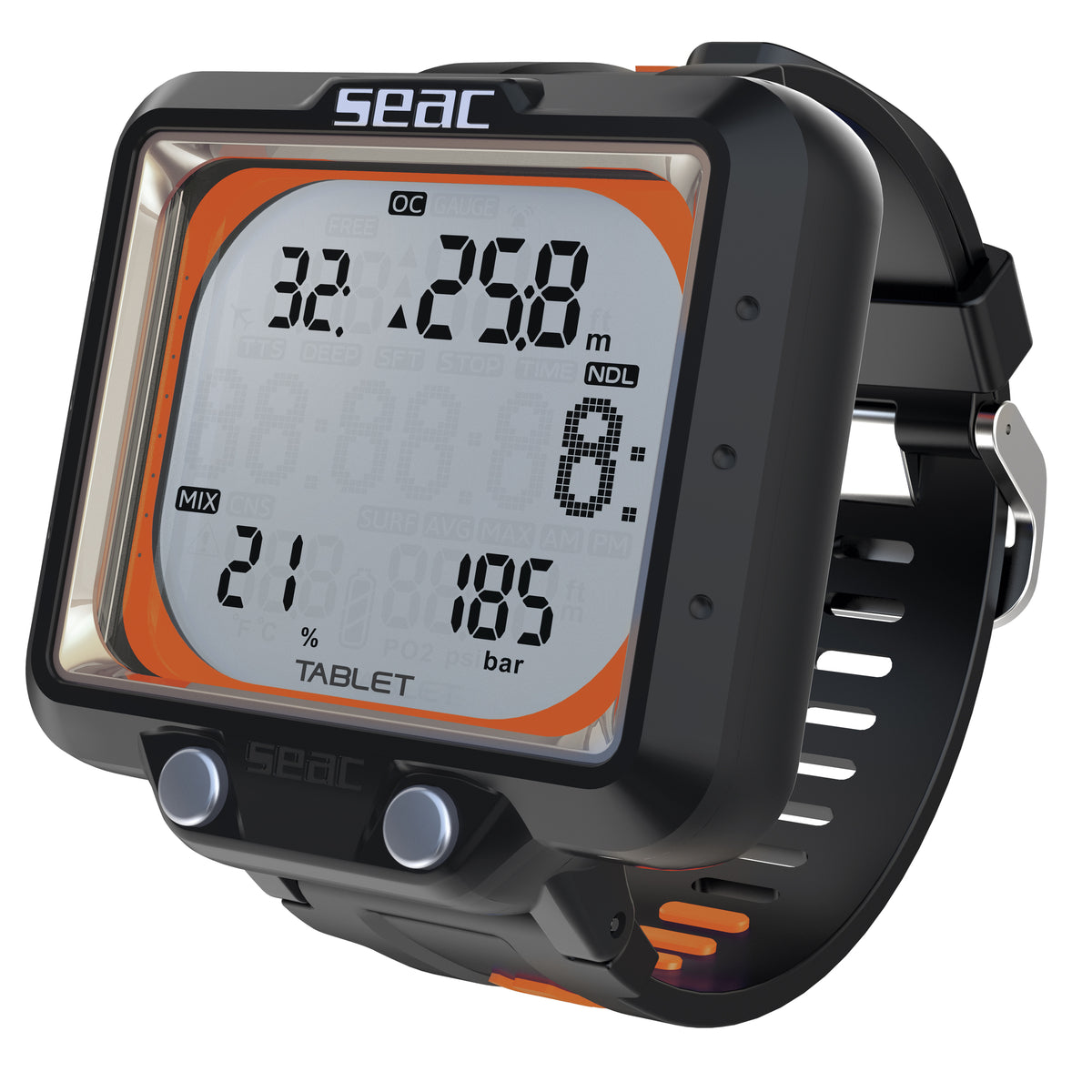 Seac Tablet Nero/Arancio