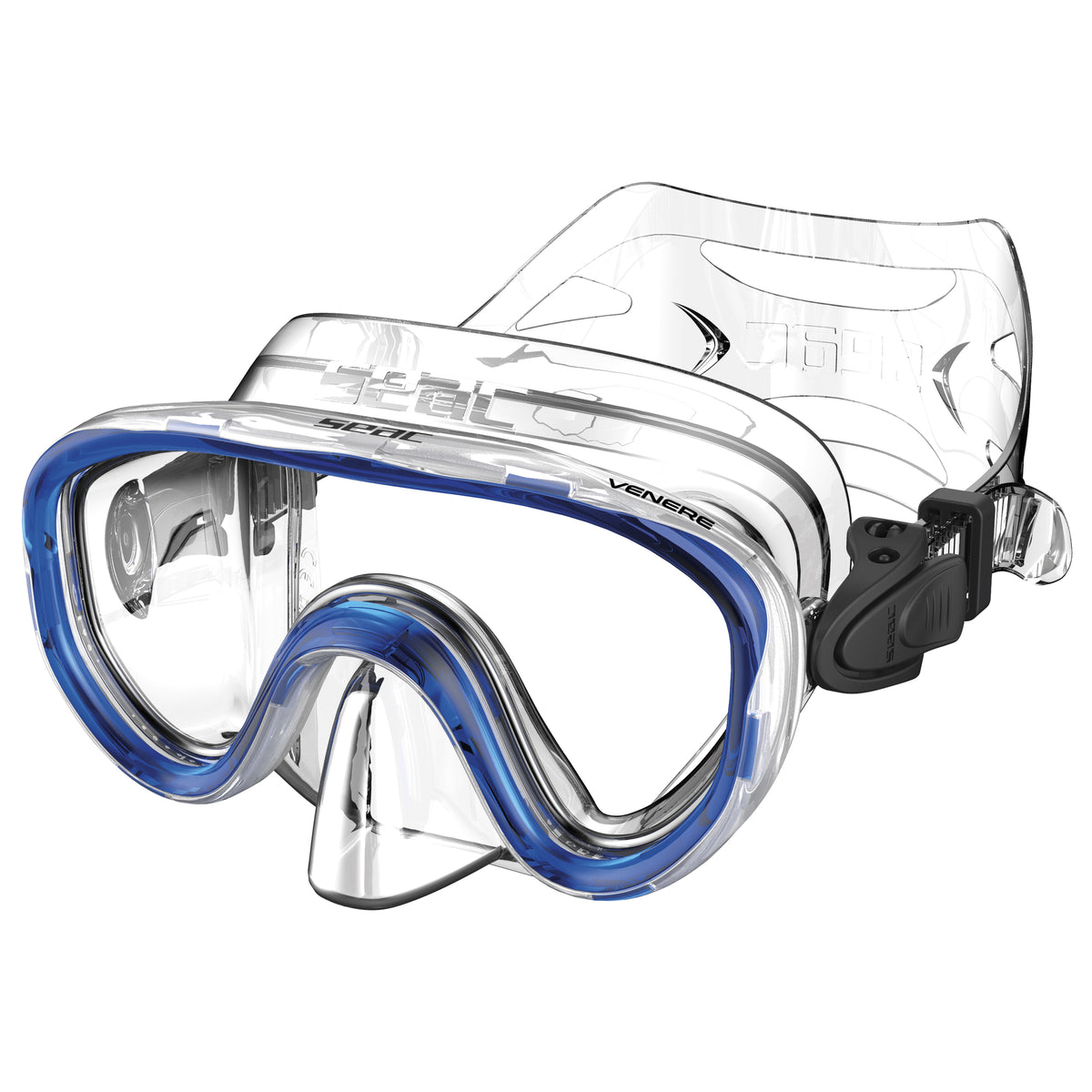 Seac Venere Antifog maschera snorkeling bambini Blu