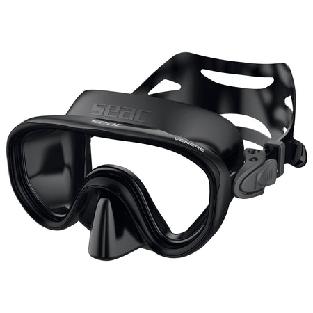 Seac Venere Antifog maschera snorkeling bambini Nero