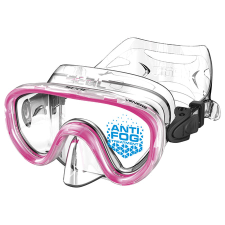 Seac Venere Antifog maschera snorkeling bambini Rosa