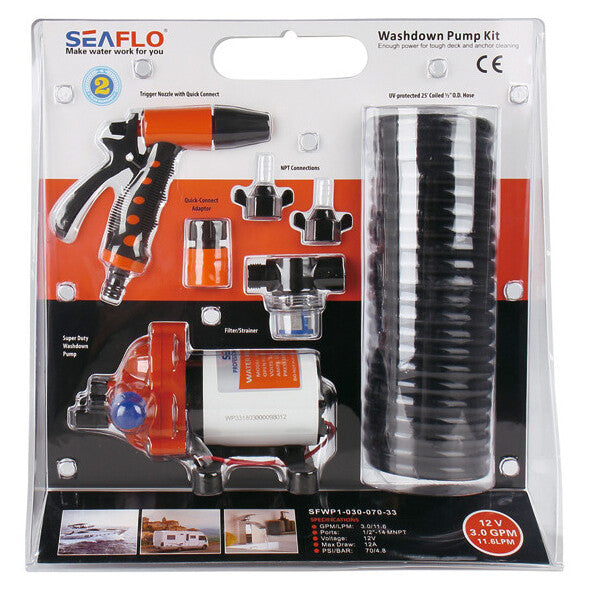Seaflo Pompa Lavaggio Ponte 33 dettaglio