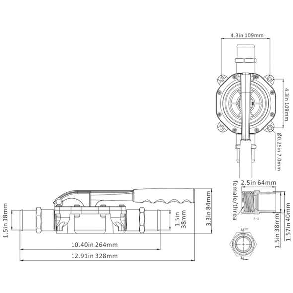 Seaflo Pompa di Sentina Manuale 02 dettaglio