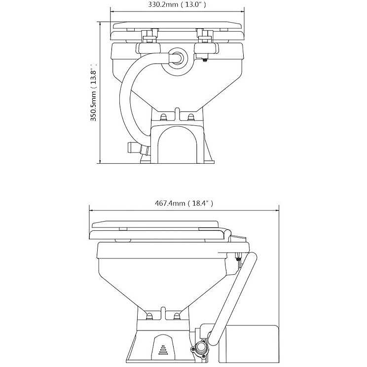 Seaflo Electric Toilet Compact