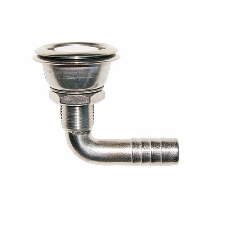 Sfiato inox 316 curvo Marine Town