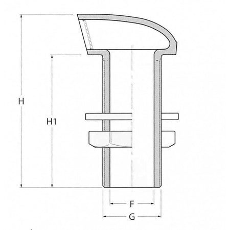 Guidi Sfiato Ottone Cromato Filettato