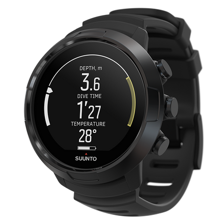 Suunto D5 All Black with USB Cable