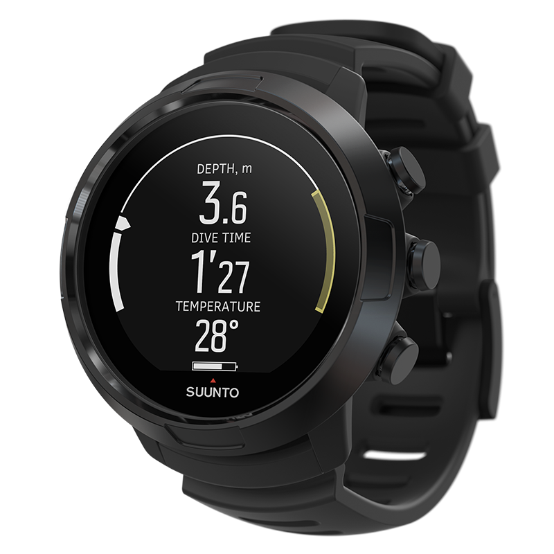 Suunto D5 All Black with USB Cable