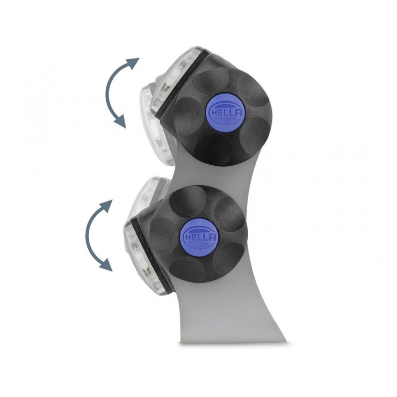 Hella Marine HD Double Mount Stainless Steel Feet – for Sea Hawk LED Light Bar