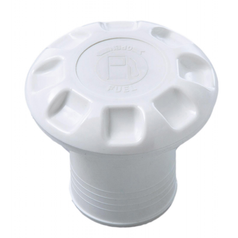 White Nylon Fuel Deck Cap Ø38