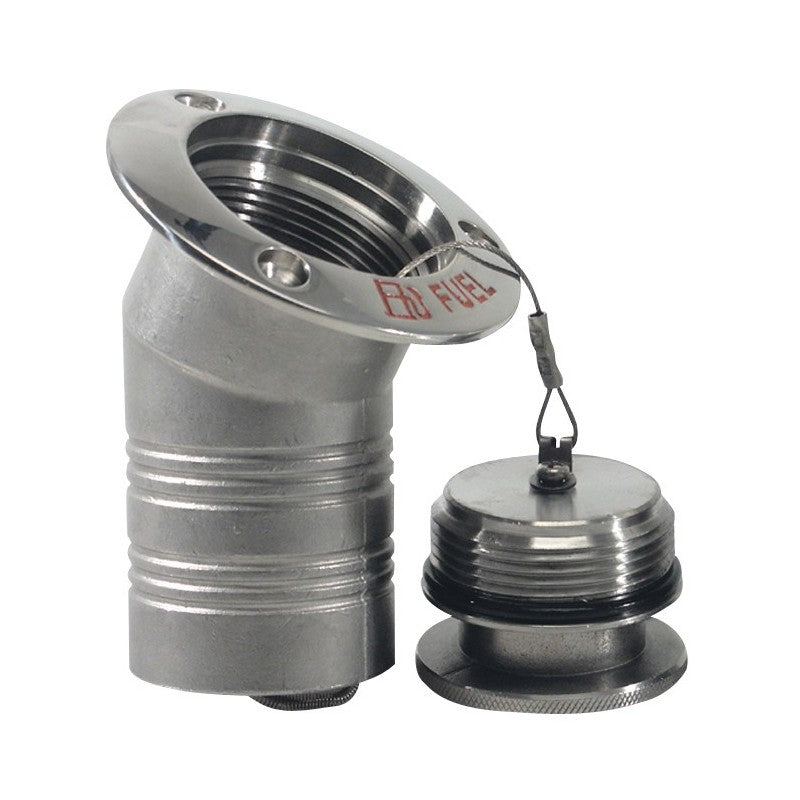 Tappo inox 316 fuel inclinato Marine Town