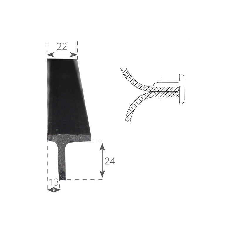 Tessilmare T22 Support for L45, 2m