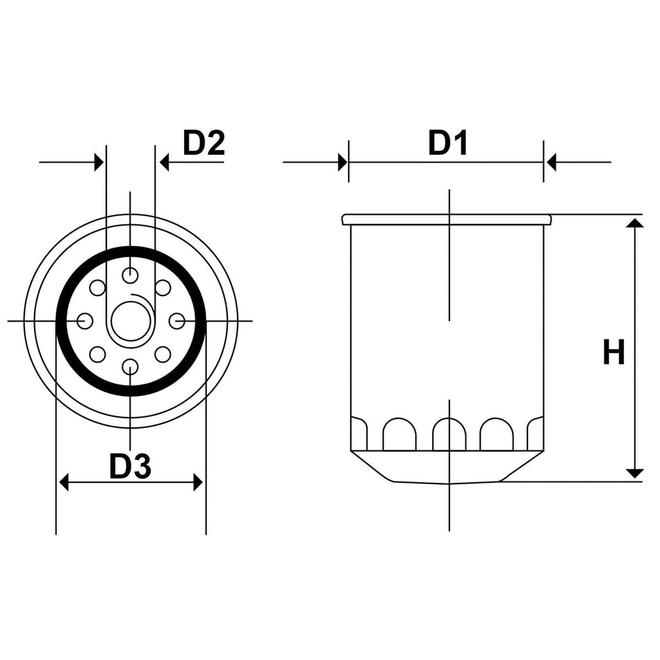 Ersatzkartuschen-Wasser-/Kraftstofffilter Typ Racor 3213