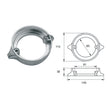 Opferanode für Volvo-Penta-Motoren 852182 Zink