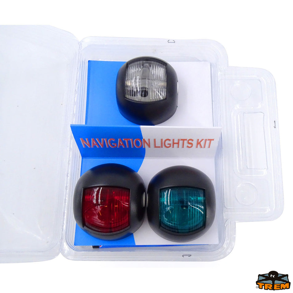 Serie 3 LED-Navigationslichter ORSA Weiß