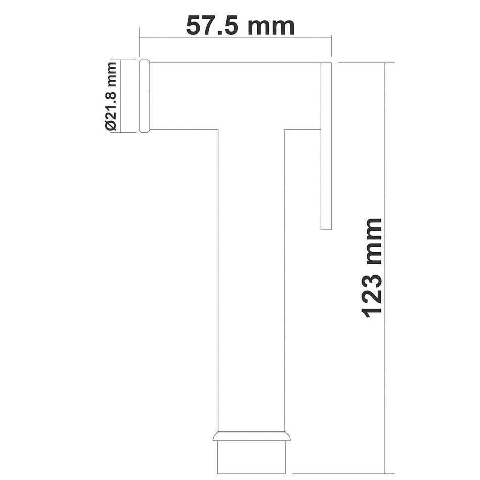 Douche à main en laiton