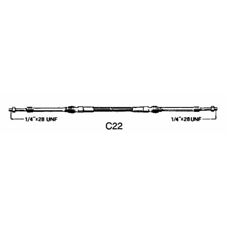 Ultraflex Cavo Telecomando C22