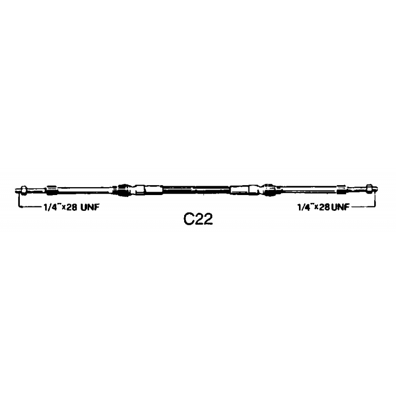 Ultraflex Cavo Telecomando C22