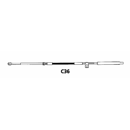 Ultraflex Cavo Telecomando C36