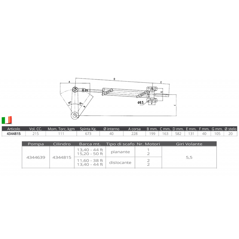 Ultraflex Cilindro UC215-I - immagine 2