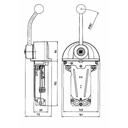 Ultraflex Scatola Comando B301 per un Motore - immagine 2