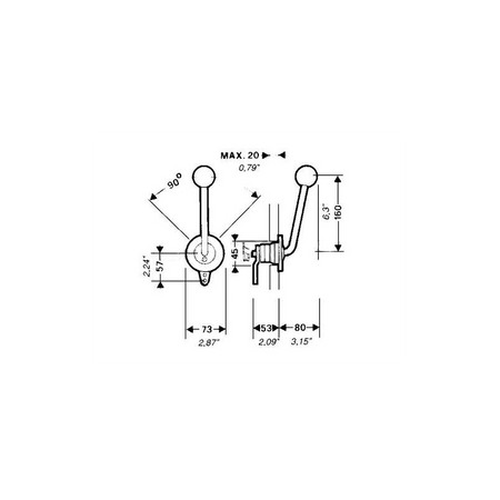 Ultraflex Scatola Comando B35 ad Azione Singola in Inox - immagine 2