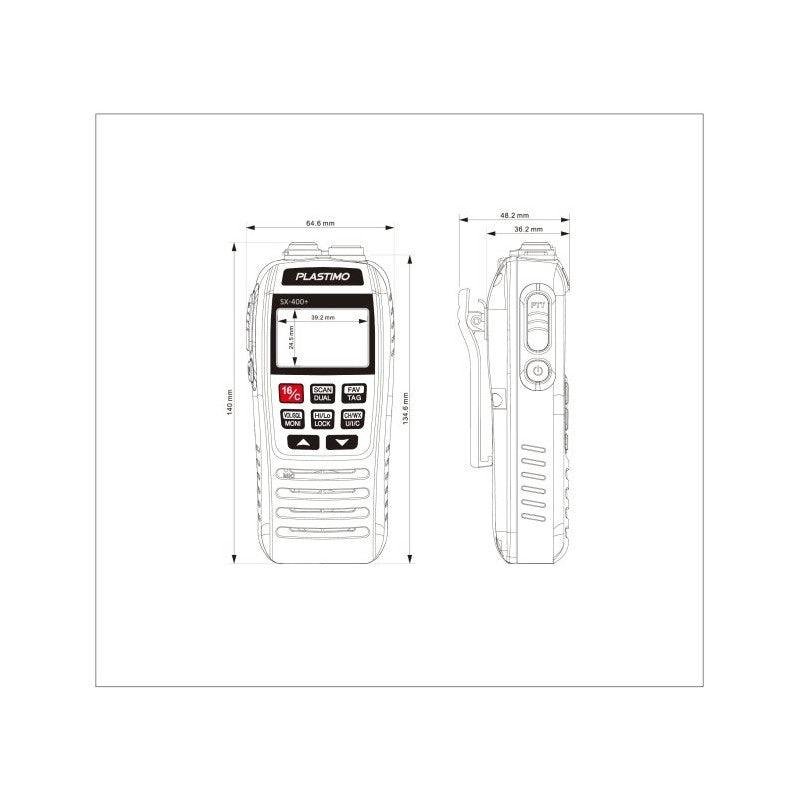 Plastimo VHF SX-400+
