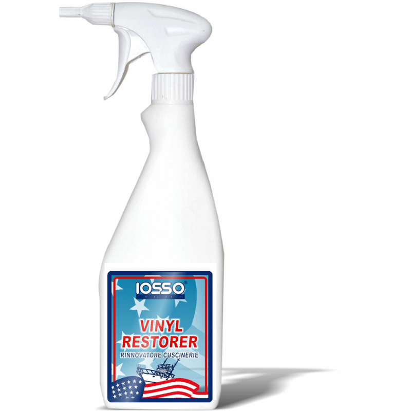 Iosso Vinyl Restorer XVR detergente protettivo spray per superfici viniliche cuscineria e tendalini 750ml